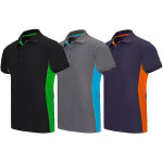 Polo de travail velilla 105504 - xl - gris / orange - gris / orange