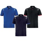 Polo workwear sparco portland manches courtes taille. m en coton pique' azzurra doux et le'ger avec empie'ceme ...