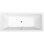 Polysan - baignoires - baignoire rectangulaire krysta, 180x70x39 cm, blanc 72906