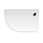 Polysan - receveurs de douche - receveur de douche rena r, 120x90 cm, marbre de synthse, droit, blanc ...