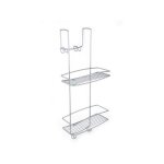 Metaltex - support porte - bouteille � 2 niveaux pour douche � selle s�rie onda - cm. 26x20x58