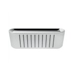 Pomme de douche mod�le carr� 24x24 cm anticalcaire en laiton chrom� nobili