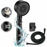 Pomme de douche �conome en eau, 5 modes �conomique pomme de douche, tuyau de 2 m pour pommeau de douche ...