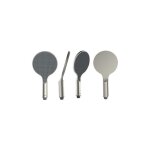 Pomme de douche ronde 140mm nickel satin apice bossini b00900094