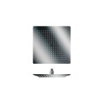 Cristina ondyna - pomme de douche sandwich inox carre chrome noir robinetterie hydrotherapie pd96372 Cristina ondyna - pomme de douche sandwich inox carre chrome noir robinetterie hydrotherapie pd96372
