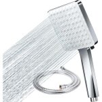 Pommeau douche, avec 1. 5 m tuyau de douche flexible, douchette pommeau douche anti calcaire accessoires ...