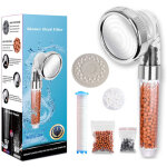 Pommeau douche, pommeau douche anti calcaire �conomiseur d'eau haute pression filtre � trois niveaux ...