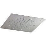 Pommeau de douche encastrable au plafond 30 x 30 cm couleur nickel brossé pollini acqua design marte ... Pommeau de douche encastrable au plafond 30 x 30 cm couleur nickel brossé pollini acqua design marte ...