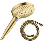 Pommeau de douche hansgrohe raindance select s ecosmart 120 3 jets + flexible 1, 60 m hansgrohe isiflex ...