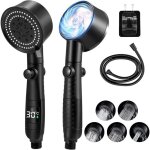 Pommeau de douche haute pression, douchette douche salle de bain 5 modes r�glable, anti calcaire douchette ...