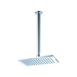 Pommeau de douche au plafond finition chrom�e