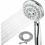 Pommeau douche tuyau de douche, douchette pommeau douche anti calcaire accessoires universels 5 modes ...