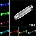 Pommeau de levier de vitesse universel rgb transparent, 10 - 30 cm, dgrad multicolore