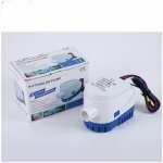 Vurahome - pompe de commande automatique de pompe de yacht, pompe de drainage marine, 12v 1100gph