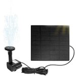 Pompes de bassin 1. 8w pompe solaire pour fontaine de bassin pompe solaire pour jardin, bain d'oiseaux, ...