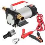 Pompe d'aspiration � fuel diesel auto - amor�ante ? 12 v / 150 w / 40 l / min ? avec bornes de batterie ...