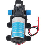 Pompe � eau 12v 45w � membrane - faible bruit, auto - amor�ante, d�bit 4l / min, couleur noire