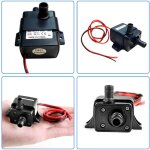 12v pompe  eau silencieux etanche pompe submersible de fontaine aquarium 240l / h lift 300cm