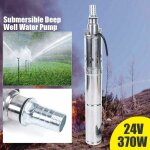 Senderpick - pompe à eau solaire pour puits profond dc 24v 370w pompe à vis en acier inoxydable, 213ft ... Senderpick - pompe à eau solaire pour puits profond dc 24v 370w pompe à vis en acier inoxydable, 213ft ...
