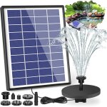 Pompe fontaine solaire extrieur 6, 5 w fontaine solaire flottante  eau solaire fontaine flottante 6 ...