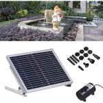Pompes pour fontaine solaire, panneaux solaires et kits de fontaines pour bassin d'agrment pour tang, ...