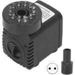 Pompe de fontaine submersible avec lumi�re led pour aquarium, bassin et d�coration int�rieure - alimentation ...