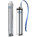 Renson - pompe forage 4'' 200l / min 12e inox moteur eau tri 1, 5kw