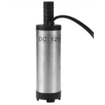 Pompe immerg�e, pompe �lectrique submersible en acier inoxydable - k�ros�ne eau huile 12 litres / min ...