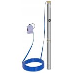 Viva - pompe immerg�e pour forage avec boitier - 750w - 91 m - inox - 4. 8m3 - h - c�ble 20m