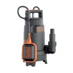Black&decker - pompe vide cave eaux us�es 750w - pompe immerg�e flotteur int�gr� eaux claires / eaux ...