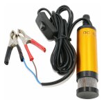 Pompe immerge, pompe submersible 12v pour le pompage de l'eau de gasoil 38mm pompe de transfert de carburant ...