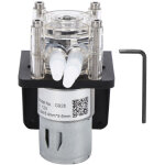 Pompe p�ristaltique 12v haut d�bit - t�te pc transparente r�sistante � la corrosion, 500ml / min