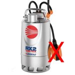 Pompe de relevage pedrollo rx 2 / 20 vortex inox 0, 37kw eaux uses mnagres puisard vacuation sans ...