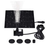 Pompe solaire, fontaine solaire, kit pompe � eau panneau solaire ext�rieure arrosage submersible, pompe ...
