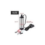 Pompe de transfert, mini pompe 12v dbit max 30 l / min carburant en acier inoxydable, pompe gasoil  ...