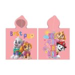 Poncho avec capuche - pat'patrouille - - best pup - kind on the mind - - rose