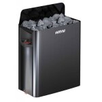 Poolstar - po�le �lectrique harvia wall black commande int�gr�e sw80 8, 0 kw