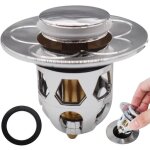 Pop up bouchon lavabo, bouchon de lavabo flitre de vidange anti - bloqu� clapet bonde salle de bain bouchon ...