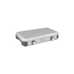Campingaz - portable en acier inoxydable 2 bruleurs camping grill poele four dans un e'tui de transport ... Campingaz - portable en acier inoxydable 2 bruleurs camping grill poele four dans un e'tui de transport ...