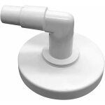 Aougo - portable skim vac plate 90 coude outils de accessoires piscine pour spa au - dessus / dans bassin ...