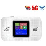 Portable wifi modem 4g / 5g mobile router 150 mbps hotspot avec �cran led
