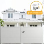 Packit - portail aluminium battant plein en kit + motorisation dimensions l. 3000 (entre piliers) x h. ... Packit - portail aluminium battant plein en kit + motorisation dimensions l. 3000 (entre piliers) x h. ...