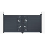 Casanoov - portail aluminium battant veleta 300x140cm