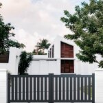 Portail aluminium coulissant ajour en kit dimension l. 4000 (entre piliers) x h. 1200 mm gris (ral 7016) ...