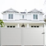 Portail aluminium coulissant plein en kit dimension l. 4000 (entre piliers) x h. 1500 mm blanc (ral 9010) ...