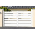 Casanoov ? portail aluminium battant 3m ? largeur 300 cm ? hauteur 161 cm ? r�sistance au vent 60 km ...