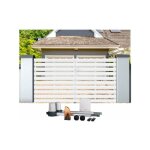 Gefradis - portail battant électrique pvc blanc avec moteur sentinel h 140 x l 250 lyon Gefradis - portail battant électrique pvc blanc avec moteur sentinel h 140 x l 250 lyon