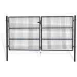 Portail battant grillagé olga 300x150cm gris Portail battant grillagé olga 300x150cm gris