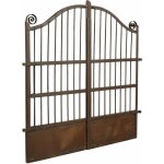 Portail extrieur en fer forg 115x115x5 cm portail finition antique pice unique portail de jardin extrieur ...