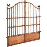 Portail extrieur en fer forg 115x115x5 cm portail finition antique pice unique portail extrieur de ...